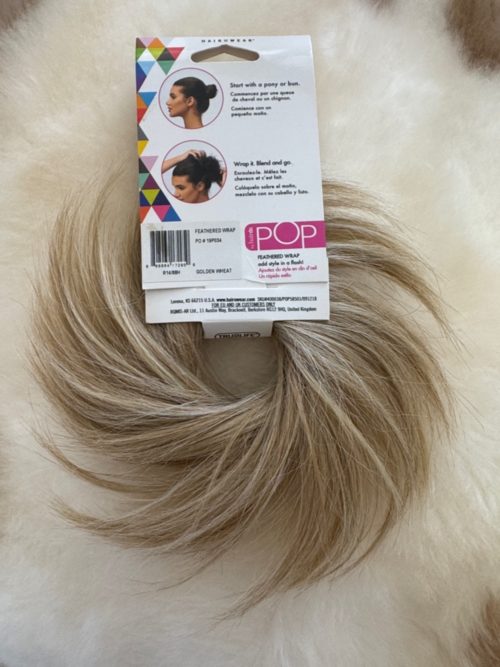 Feathered Hair Wrap - Picture 3 of 3